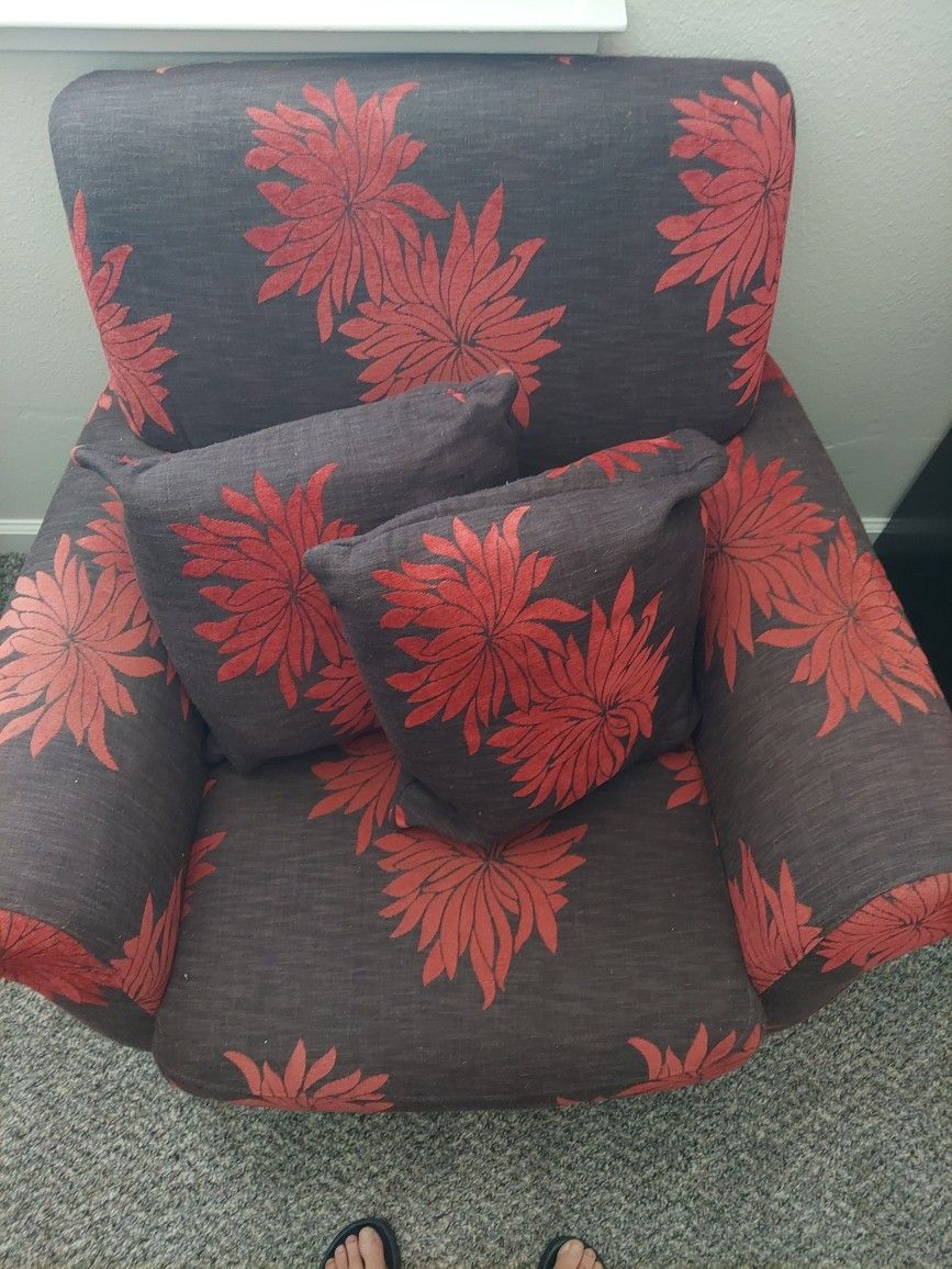 Floral Arm Chair