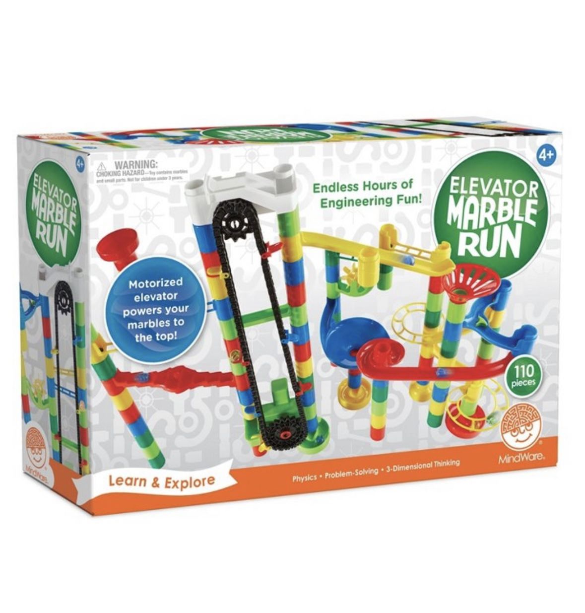 MarbleWare Elevator Marble Run - New / NIB / NWT - STEM Engineering Toy