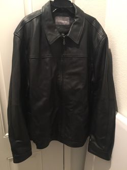 LEATHER JACKET XL