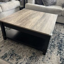 Coffee Table With 2 End Tables