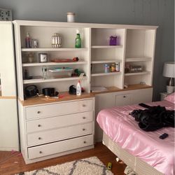 Large Dresser With Shelves