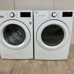 2022 LG FRONT LOAD WASHER AND DRYER