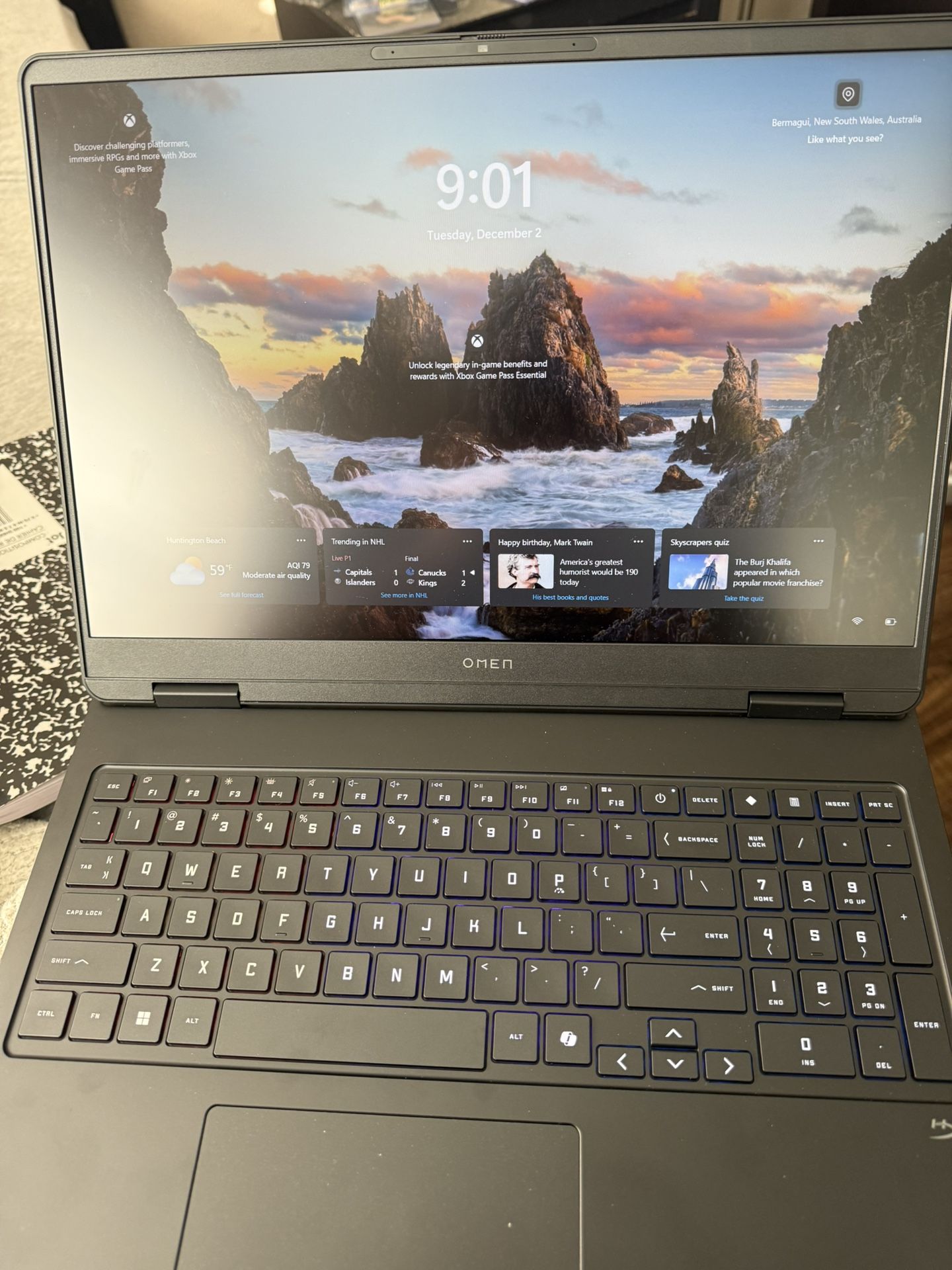 hp OMEN 16 gaming laptop (specs below)