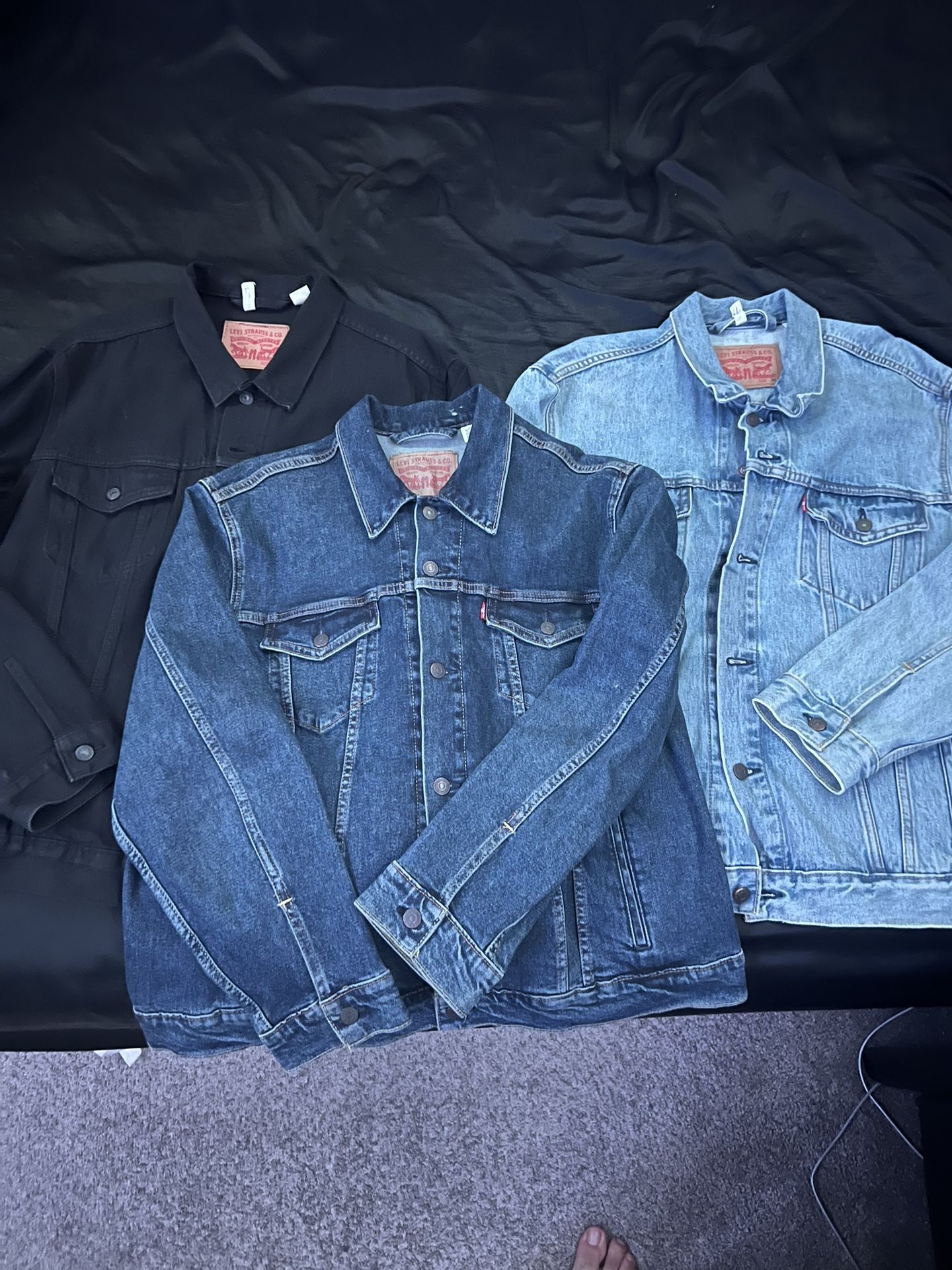 Three Levi Premium Jackets (XL)