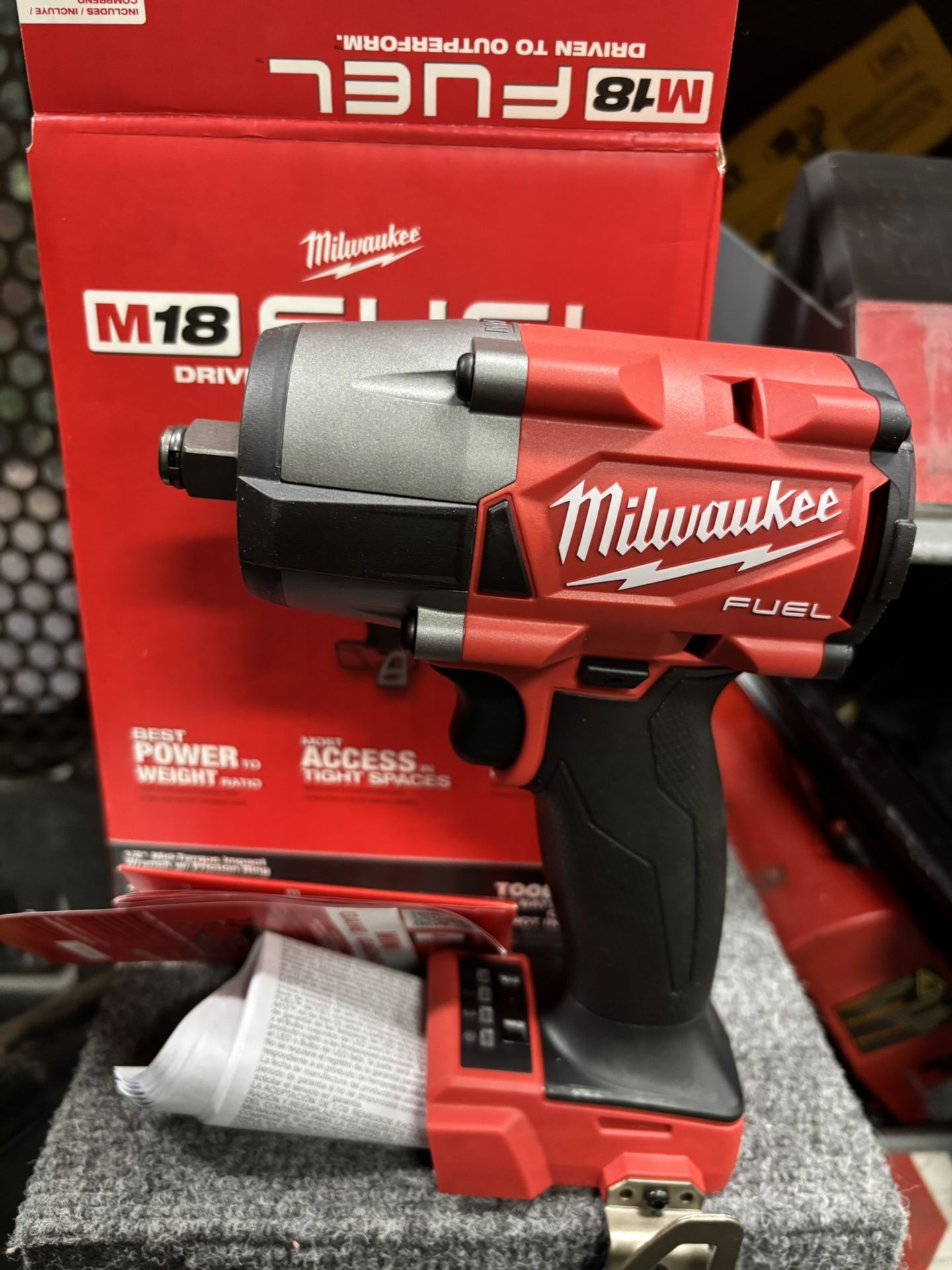 Milwaukee M18 FUEL Gen-2 18V Lithium-Ion Brushless Cordless Mid Torque 1/2 in. Impact Wrench w/Friction Ring (Tool-Only)
