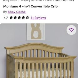 Wayfair Montana 4-1 convertible Crib