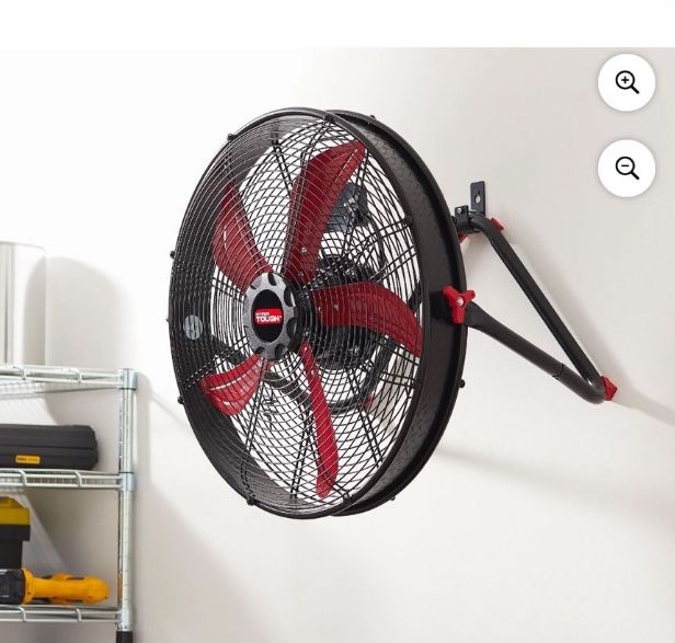 Hyper Tough New 20 inch High Velocity Sealed Motor Drum Fan with Wall Mount