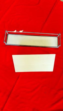 Metal Frame Wooden Shelf with Extra Board
