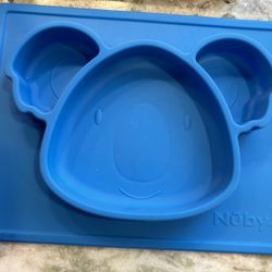 Nuby Grip Placemat Plate 