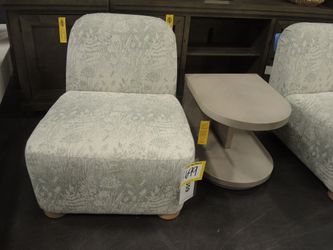 Jonathan Louis High Point Showroom Accent Chair - Sage Green And Cream Botanical Print | Armchair