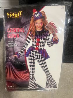 Spirit Carnival Clown Kids Halloween Costume
