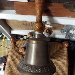 Large Brass Captains Bell