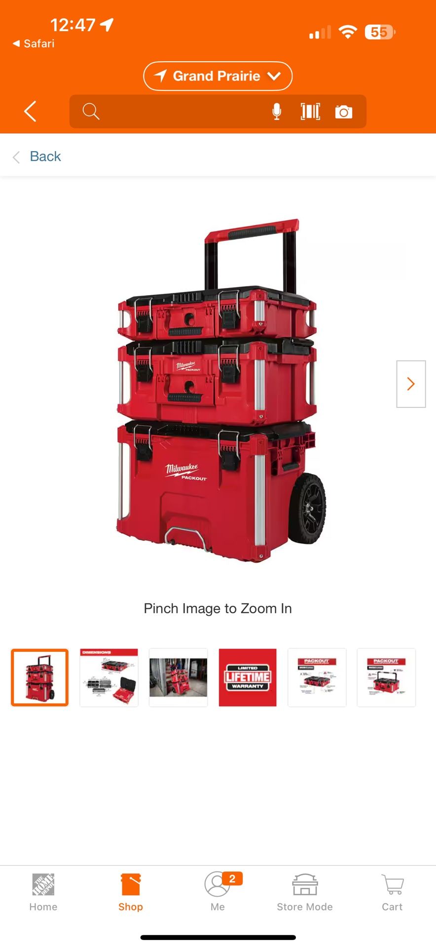 Milwaukee Pack Out Tool Box