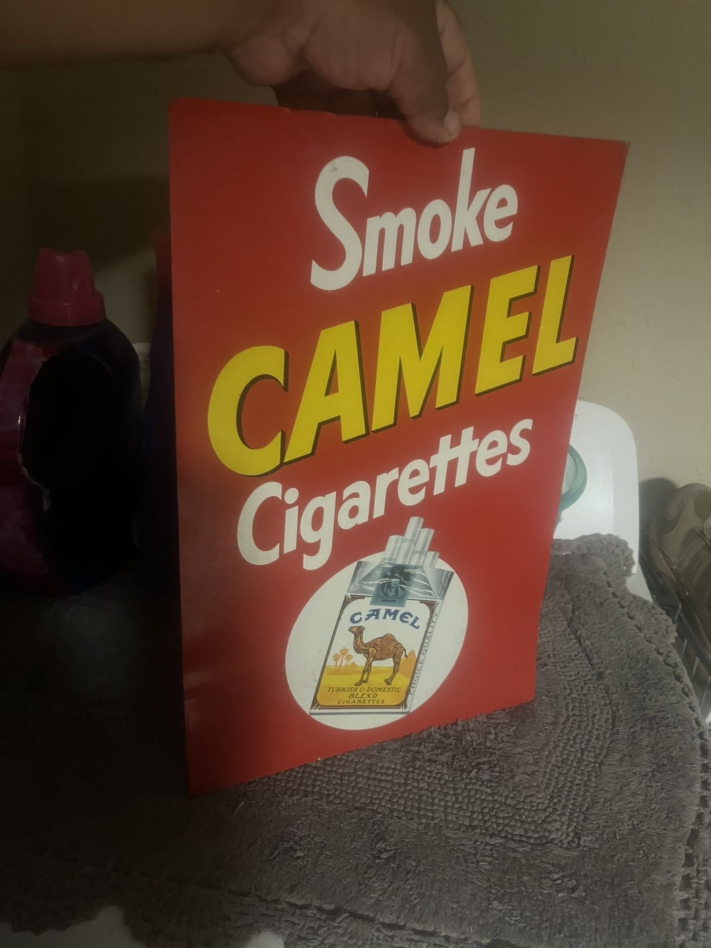 Vintage Camel Cigarettes Sign