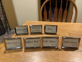 Food/Wedding Signs