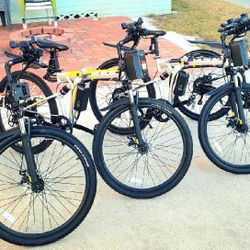 Brand New 50+ Mile Range E Bikes (awesome!) FULLY ASSEMBLED 12 Month Warranty