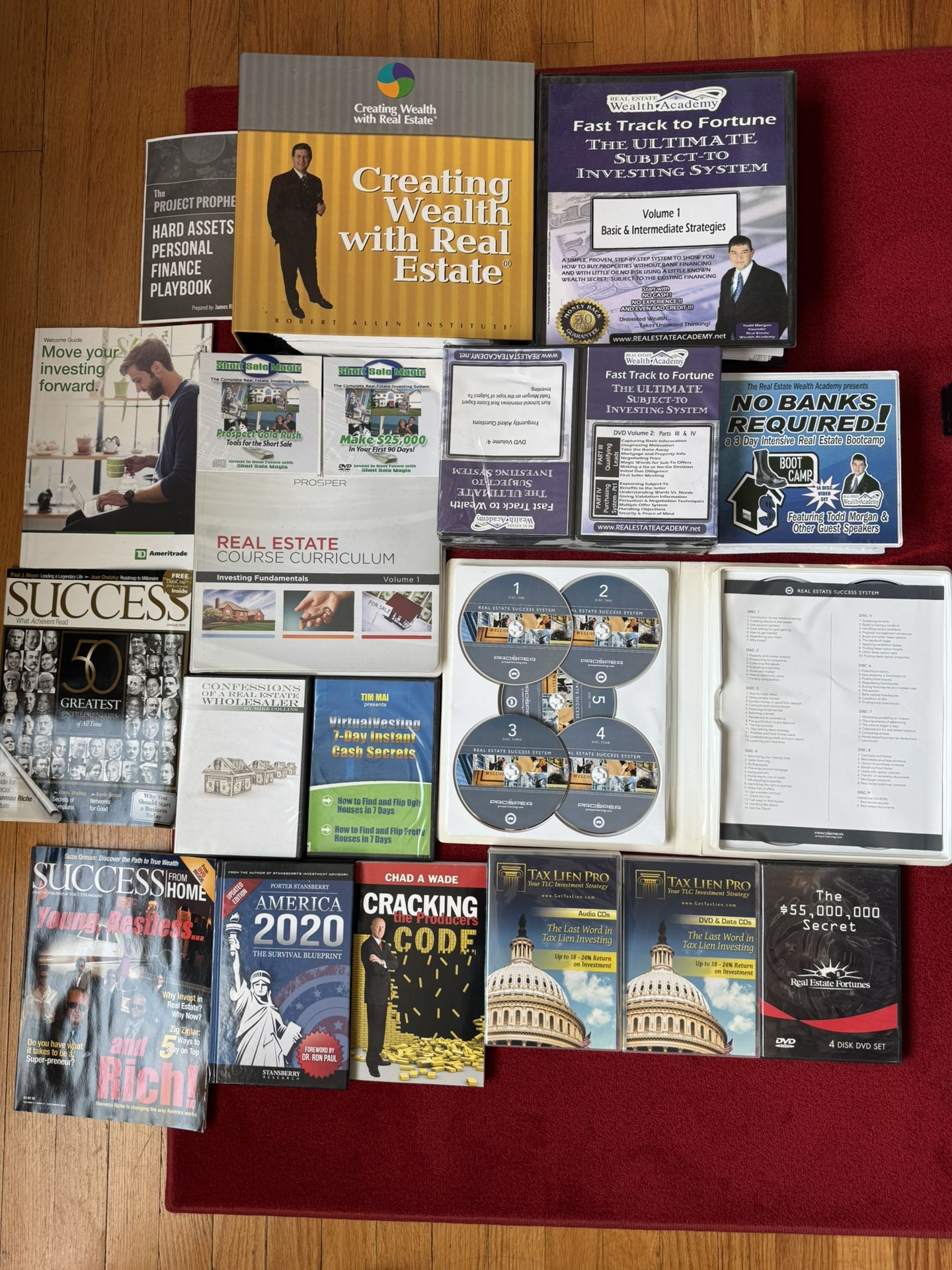 Real Estate Investment Courses Books and DVD’