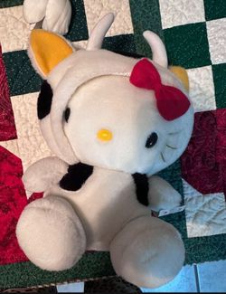 Hello Kitty Sanrio Cute Cow /Ox/ Plush  / Chinese Zodiac 