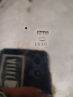 ENGLISH TEA POT HALLMARKED A and C APREY LONDON 1820 VINTAGE