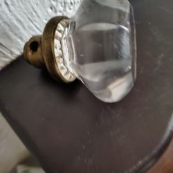 Antique Glass Door Knob From 18 90. Star Burst Inside Glass