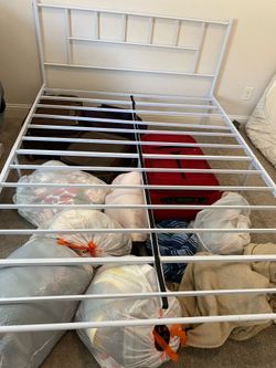 Queen bed frame new