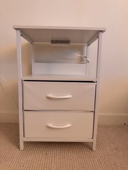 Nightstand with charging station
