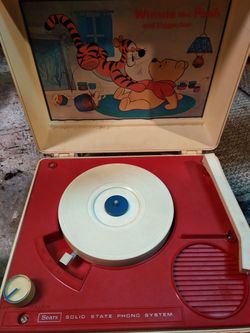 Winnie the Pooh record player