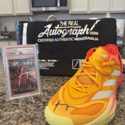 Jalen Green Autographs One Sneaker and Rookie Card