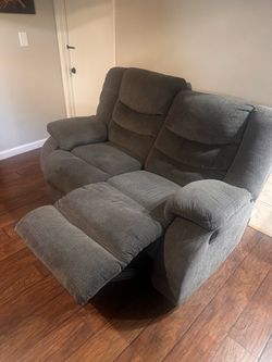 Free reclining sofa and love seat