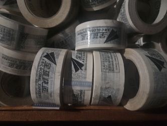 ABC Global Express Printed Packing Tape Rolls