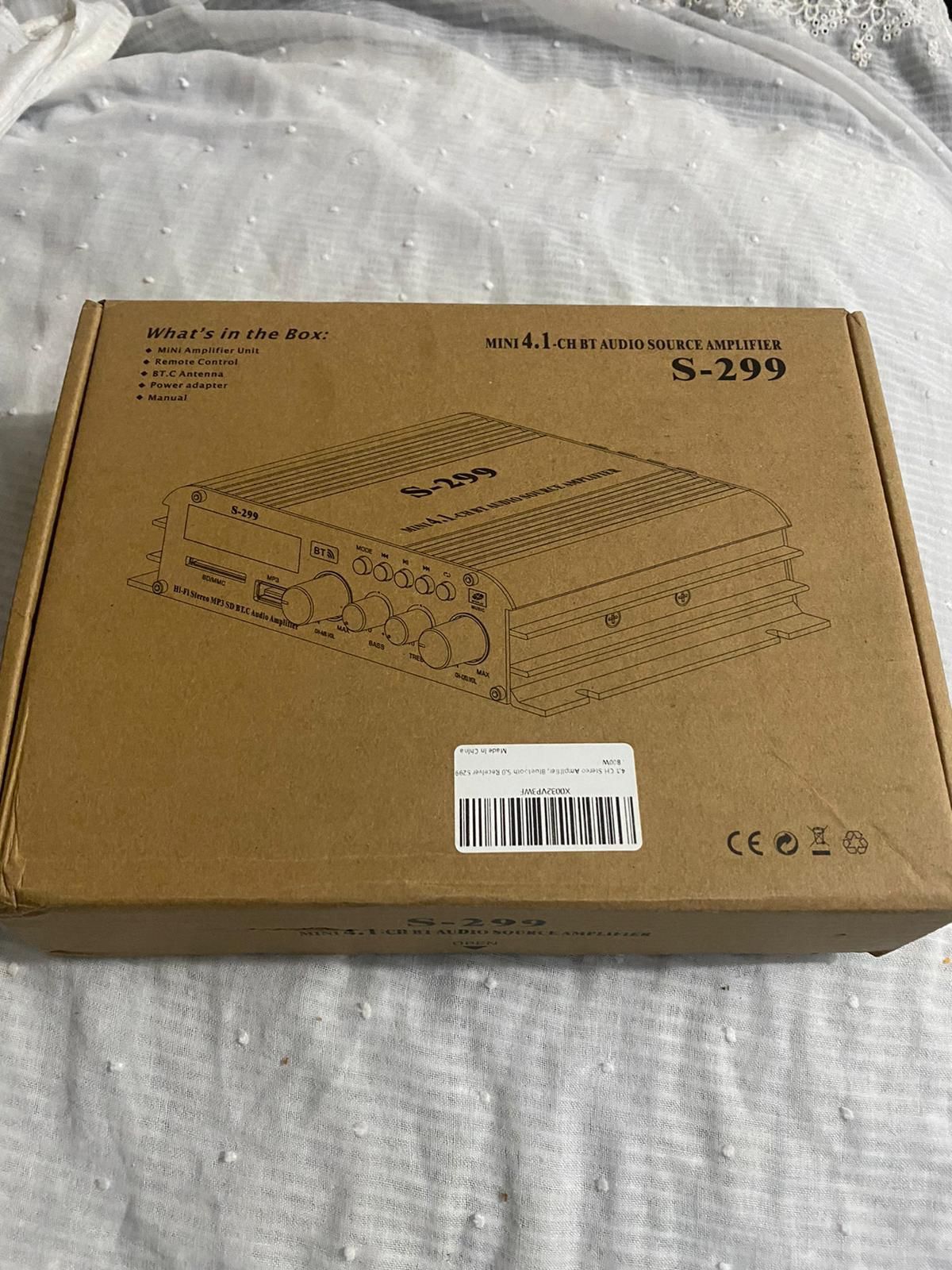 S-299 Mini 4.1 Audio Stereo Amplifier BT Portable Car and Home