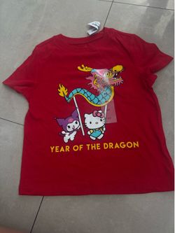 Old Navy Year of the Dragon Hello Kitty T-shirt 3t