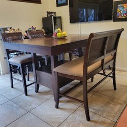 High Top Dining Room Set-4 Piece 