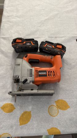 Ridgid 18V Jigsaw with 2 Batteries