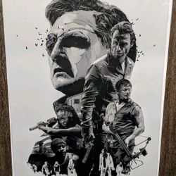 The Walking Dead Zombies Art Print Poster Mondo Grzegorz Domaradzki Gabz Variant