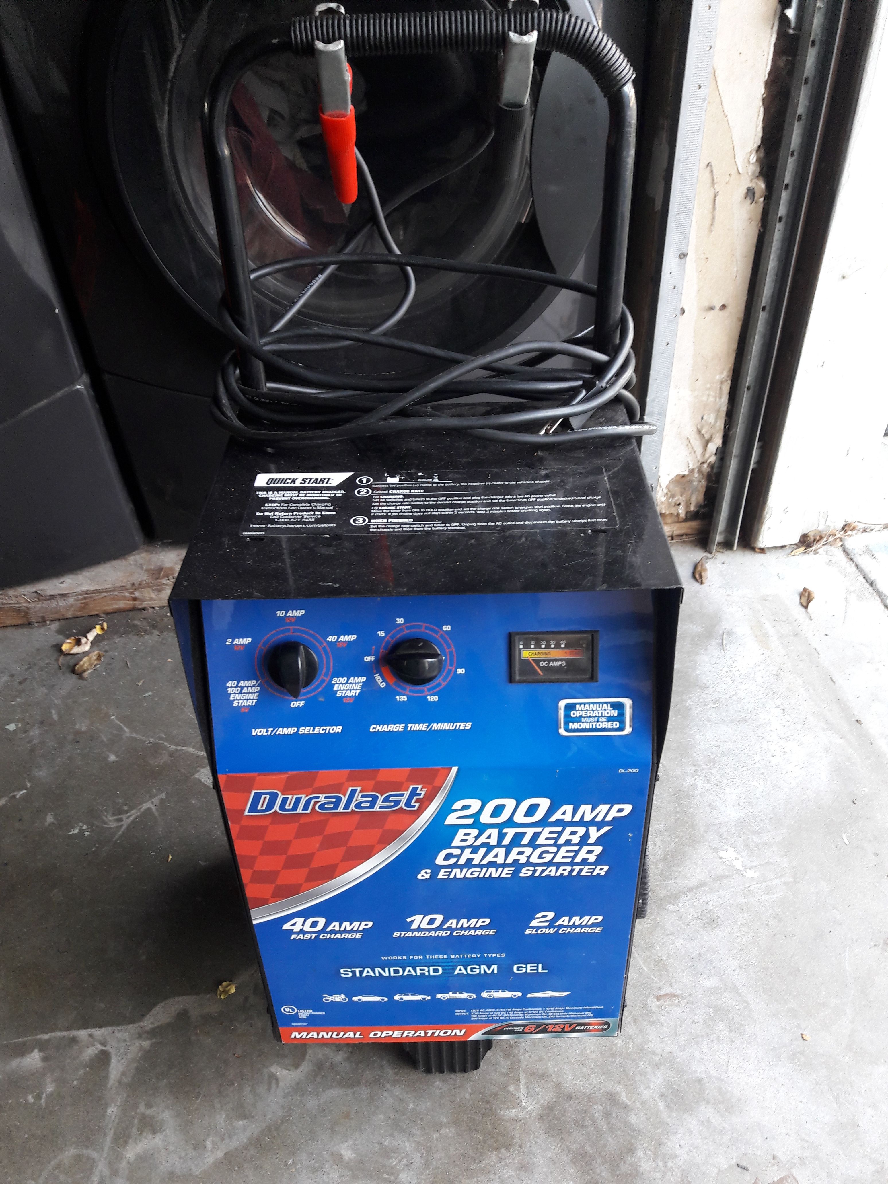 Duralast 200 amp battery charger for Sale in Kennewick, WA OfferUp