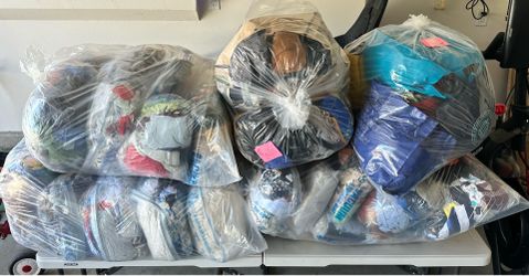 300 pounds of Boys clothes 0-4T < or = to 1,000 pieces!