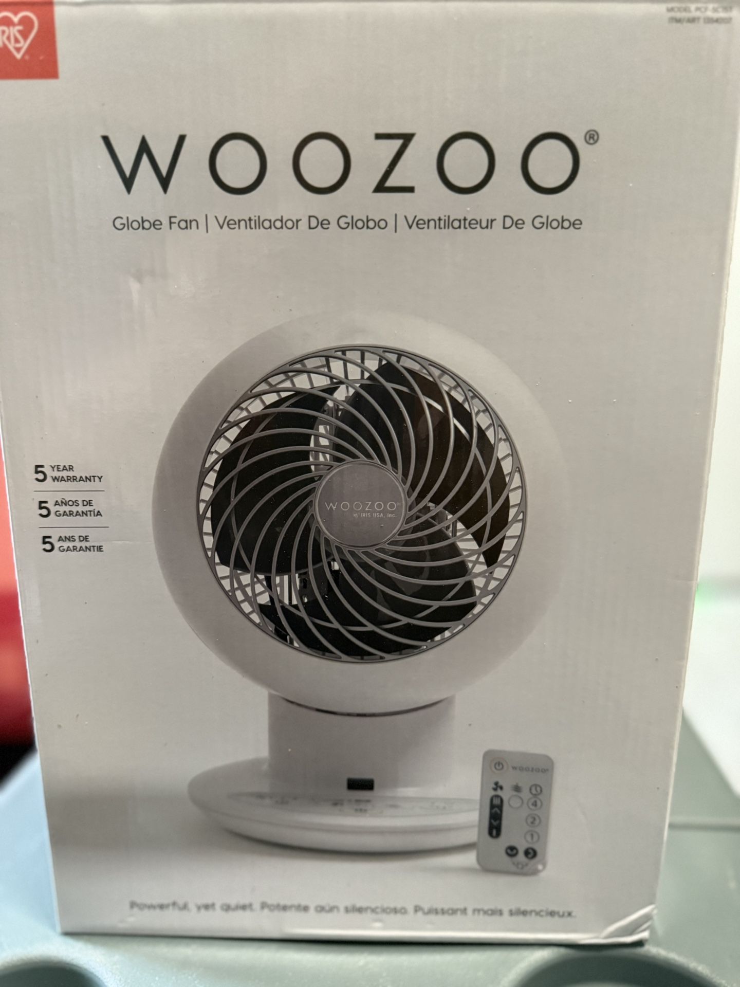 Woozoo 5 Speeds fan