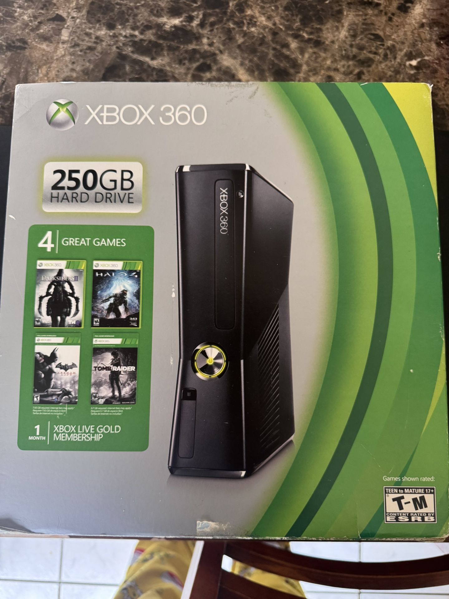 Xbox 360 S 250GB For Parts Or Repair