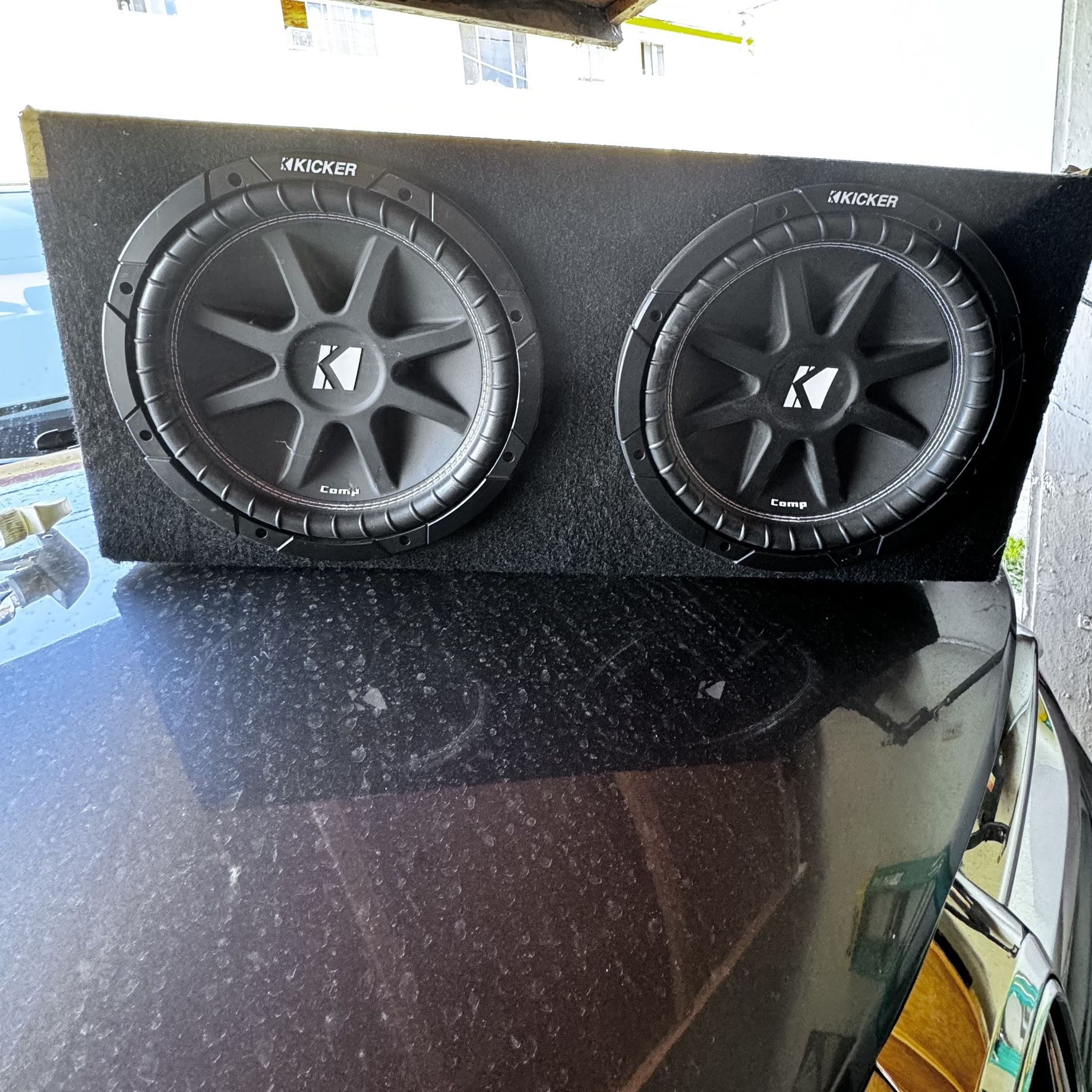  12” Kicker subwoofer - Alpine 2-Chanel Amplifier