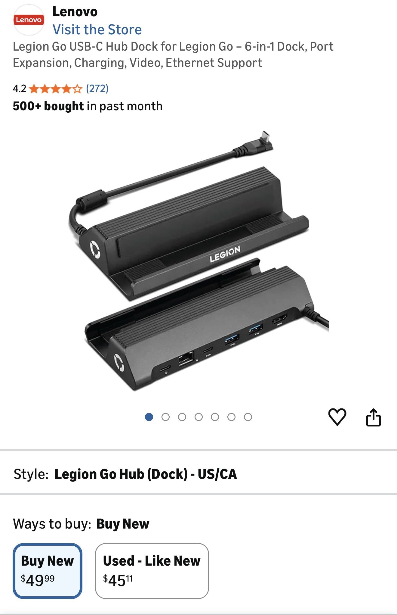 Legion Pc Handheld Tv Dock