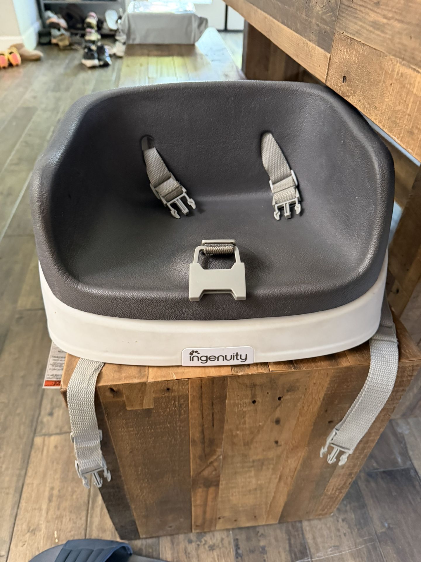 Ingenuity SmartClean Toddler Booster Seat - Slate