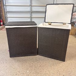 Laundry Hampers - Two Large - Heavy Duty