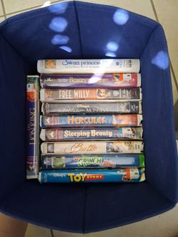 Lot of 10 Kids Classic VHS Tapes