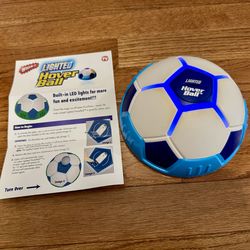 Kids Toy Indoor Lighted Hover Ball (glides on indoor surfaces when you kick it back and forth) $5