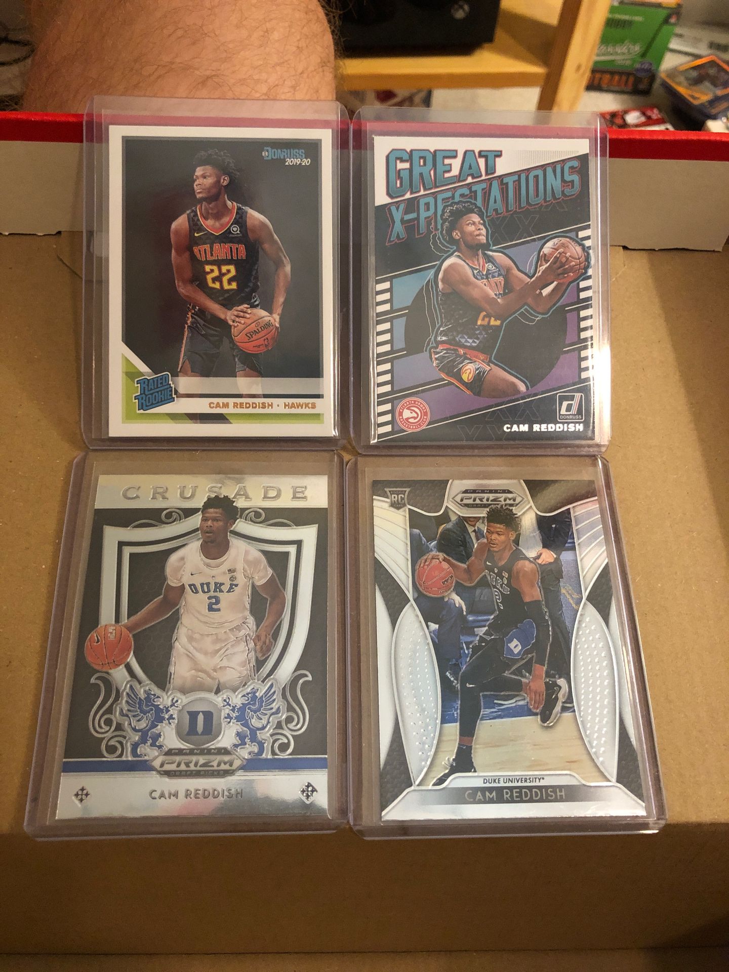 Cam reddish rookie prizm and rated rookie lot