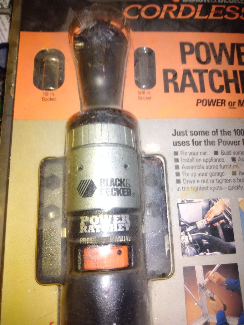 Black & Decker Cordless Power Ratchet Brand New Never Been Taken Out Of