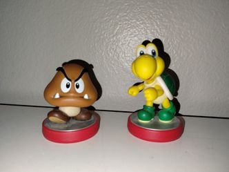 Koopa Troopa and Goomba Nintendo Amiibo (Super Mario Bros. Series)