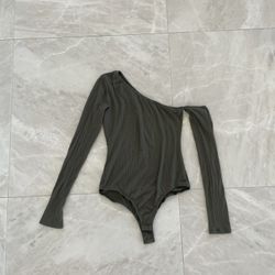 Fashion Nova Olive Off The Shoulder Bodysuit