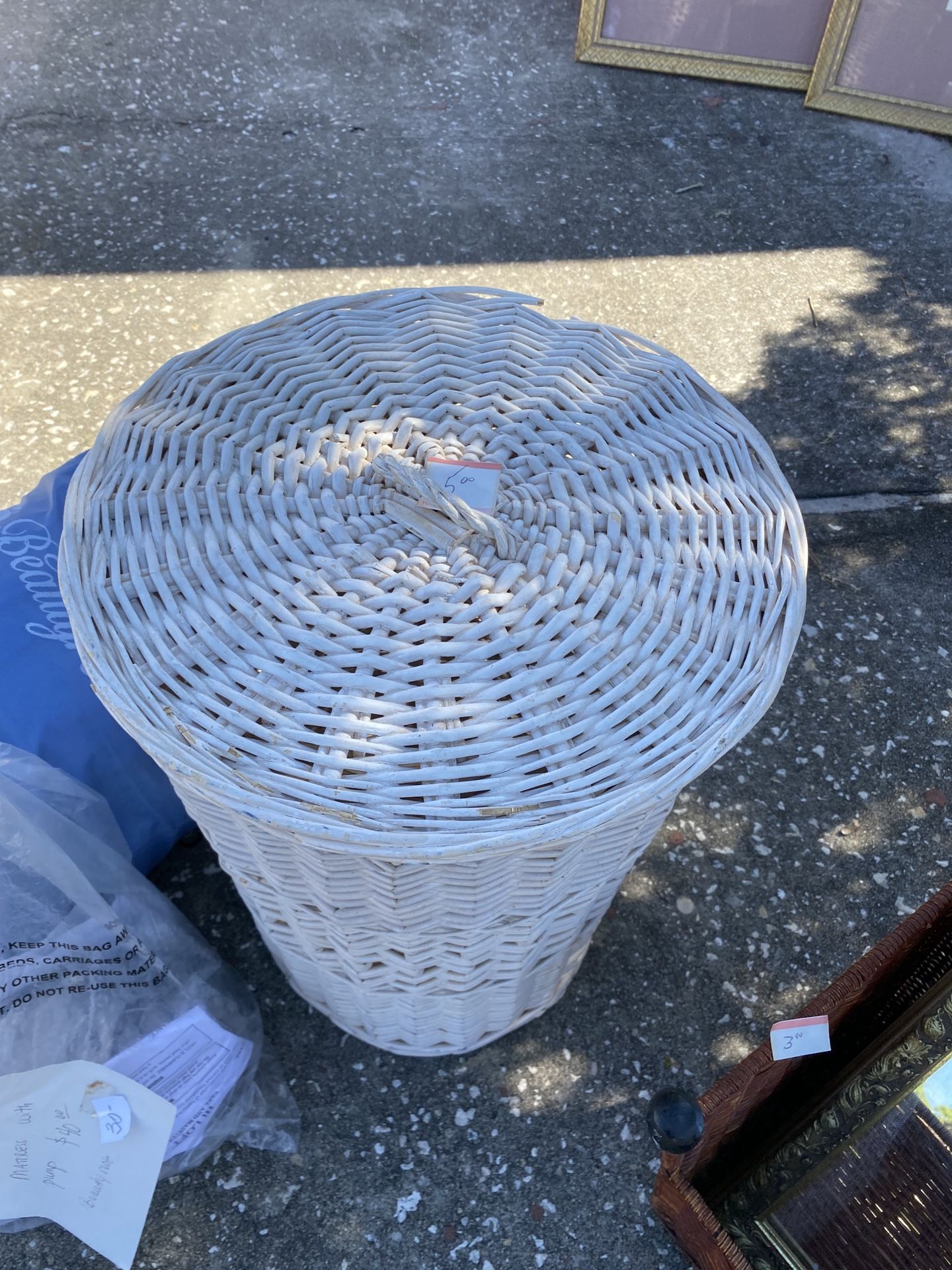 Wicker Hamper, Five Dollars